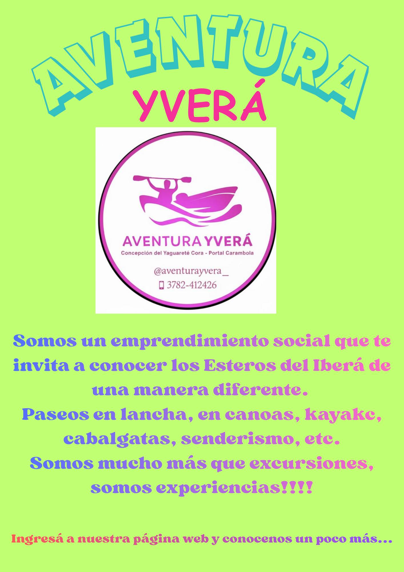 Aventura Yvera - Turismo y excursiones en los Esteros del Iberá