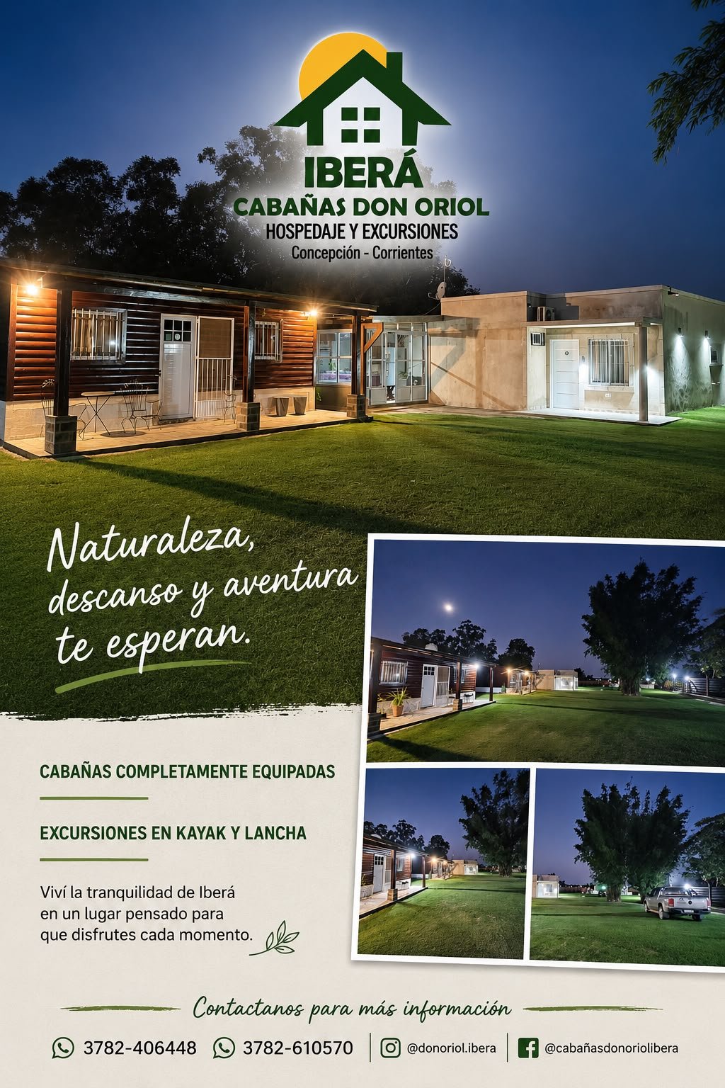Cabaña en el Iberá