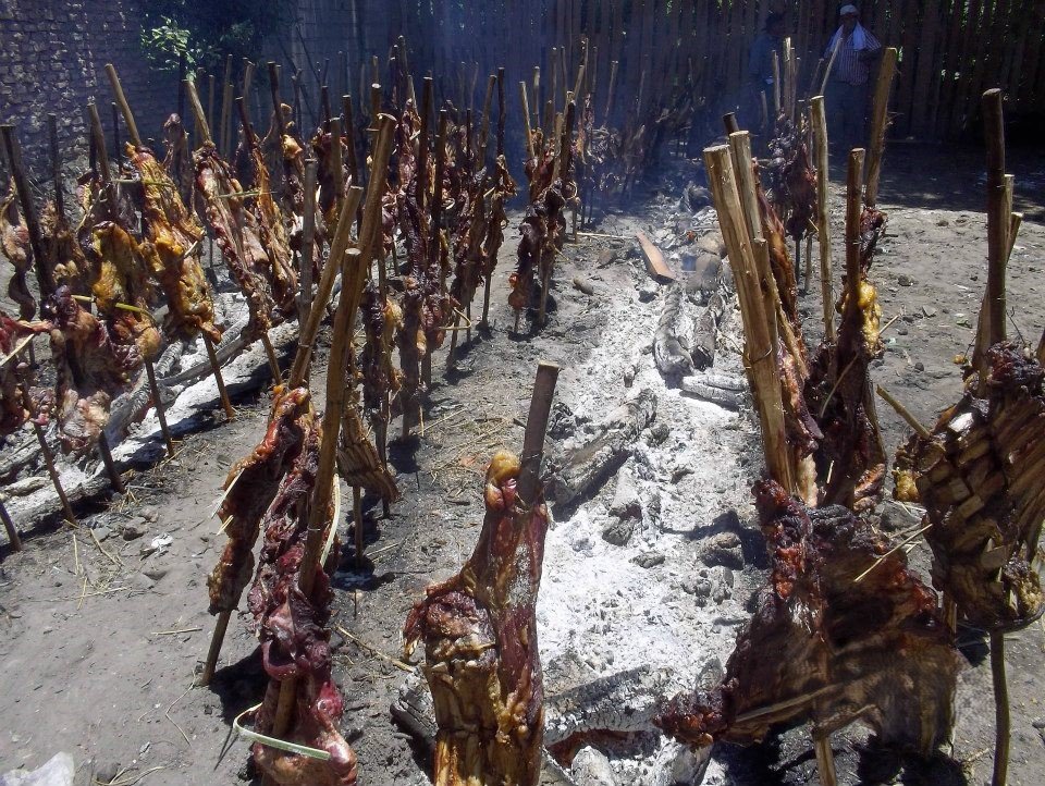 Comida típica en Fiestas Patronales